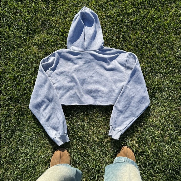 Y2K Old Town Records Women’s Cropped Hoodie - Picture 2 of 4